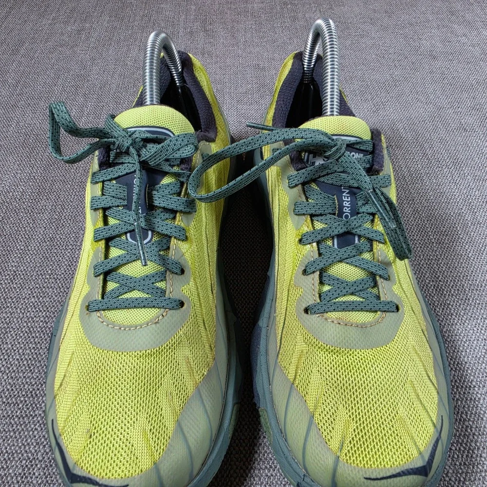 Hoka One One Torrent Running Shoes Mens 8 Yellow Trail Mesh 1097751 SGCGR